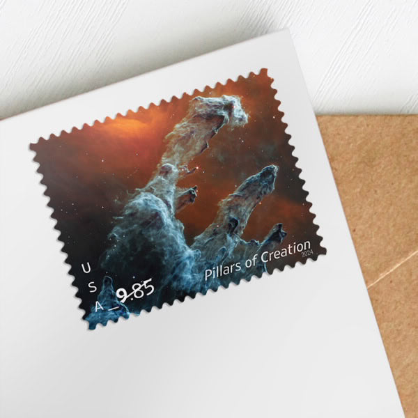 NOT Forever Stamp – Priority Mail Express Stamps 2023 Pillars of Creation – Deep Space, $9.85 Postage