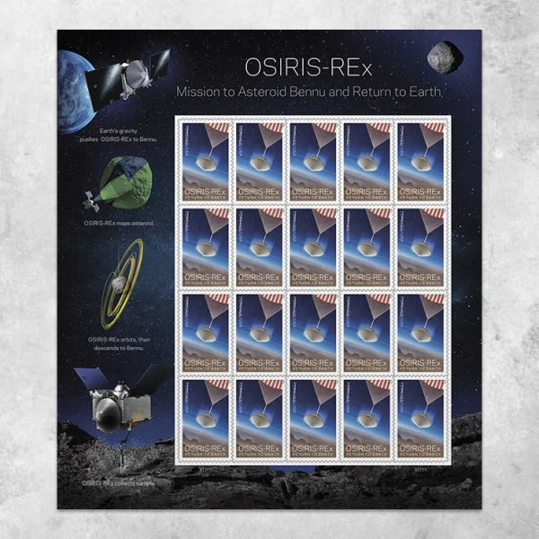 Forever Stamps 2023 OSIRIS-REx Return to Earth – Space Exploration, First-Class Postage