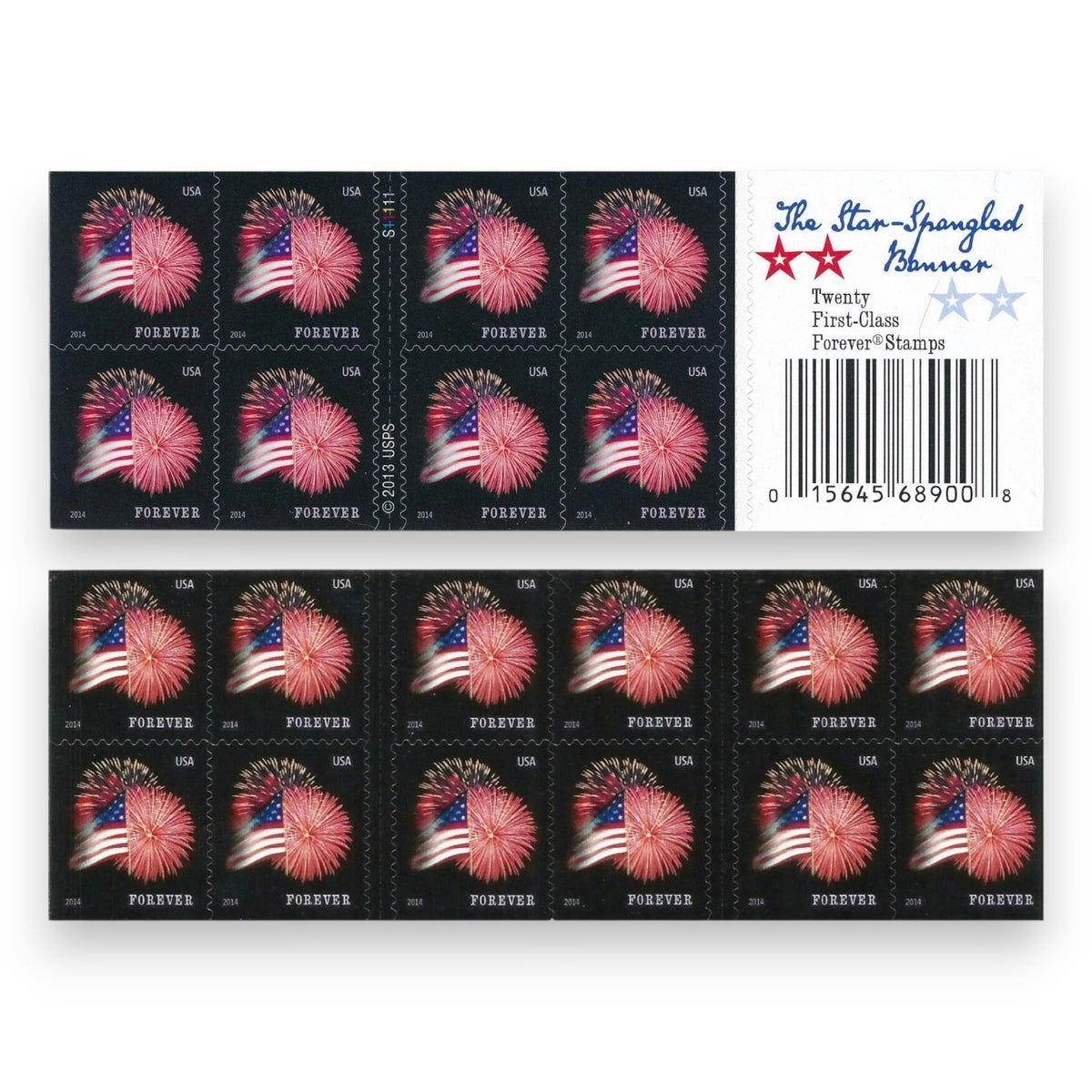 50,000 U.S. Flag Forever Postage Stamps – 2500 Booklets | Multiple Years Available