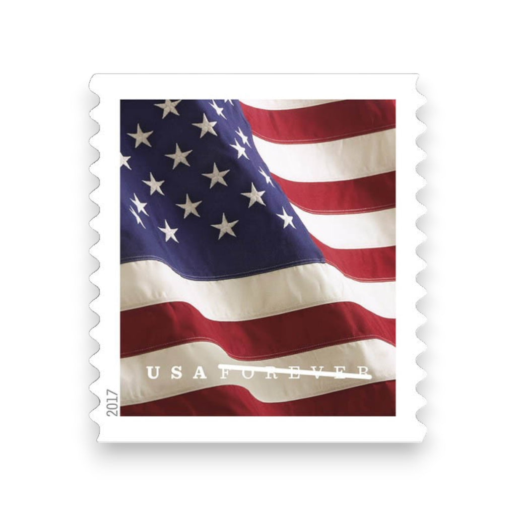 2017 U.S. Flag Forever Postage Stamps – 250/500/1250/2500 Booklets for Personal & Business Mail
