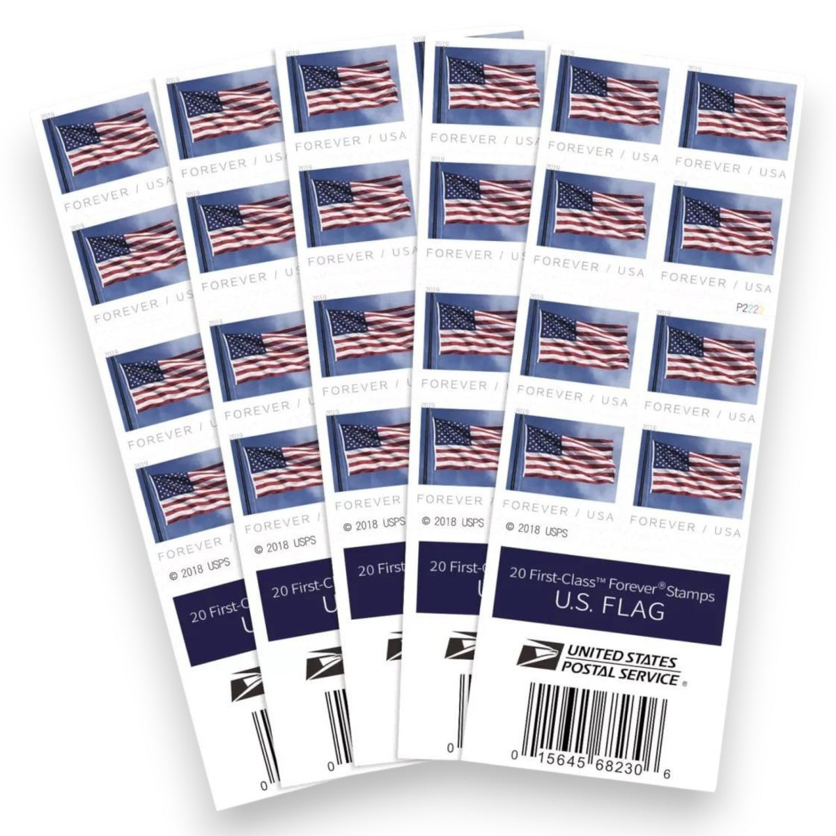 2019 U.S. Flag Forever Postage Stamps – 250/500/1250/2500 Booklets for Personal & Business Mail