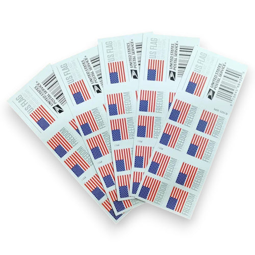 2023 U.S. Flag Forever Postage Stamps – 250/500/1250/2500 Booklets for Personal & Business Mail
