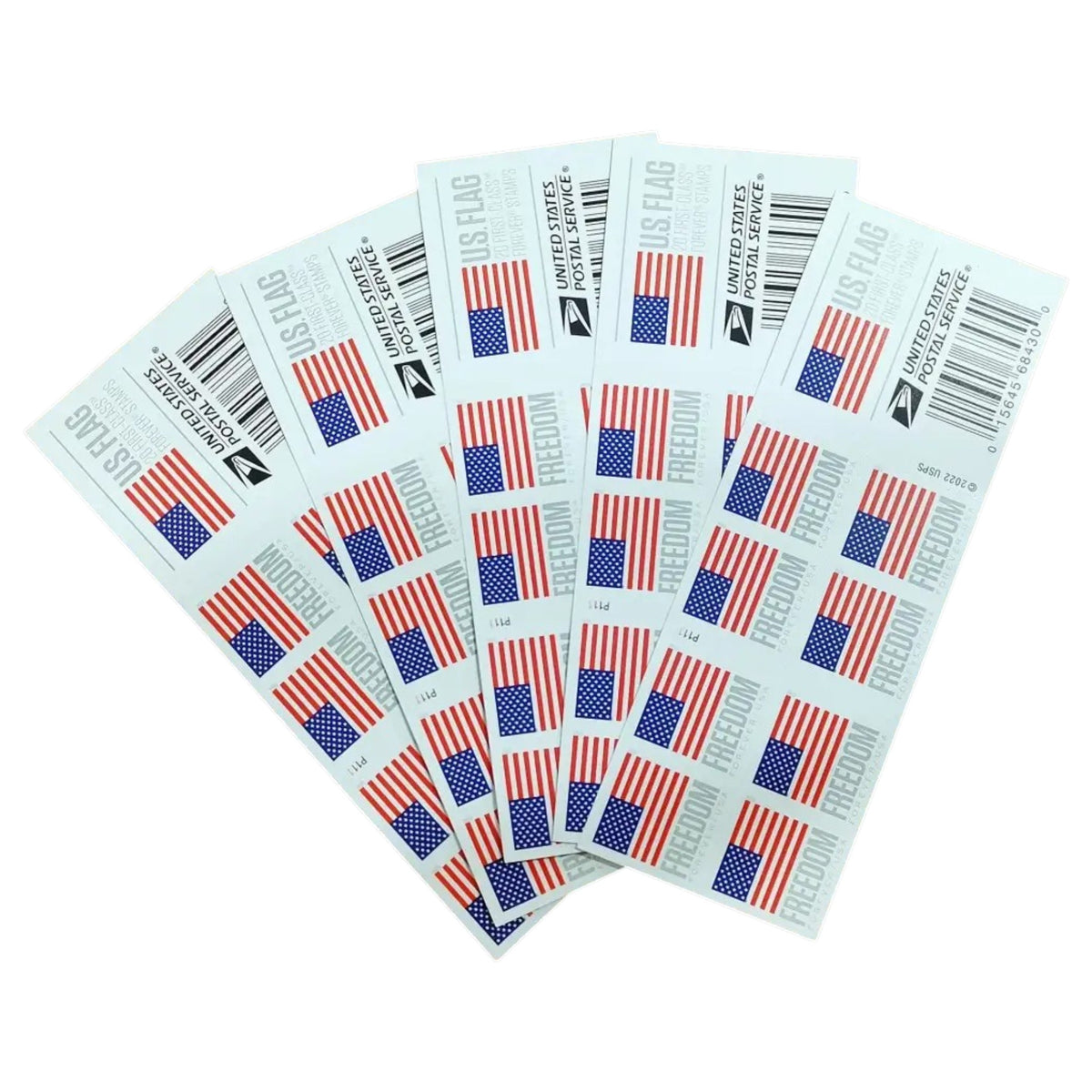 5,000 U.S. Flag Forever Postage Stamps – 250 Booklets | Multiple Years Available