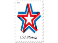 Forever Stamps 2019 Star Ribbon – Patriotic Symbol, First-Class Postage