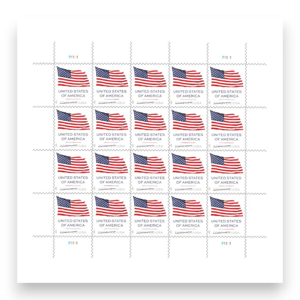 2025 U.S. Flag Forever Postage Stamps – 250/500/1250/2500 Sheets for Personal & Business Mail