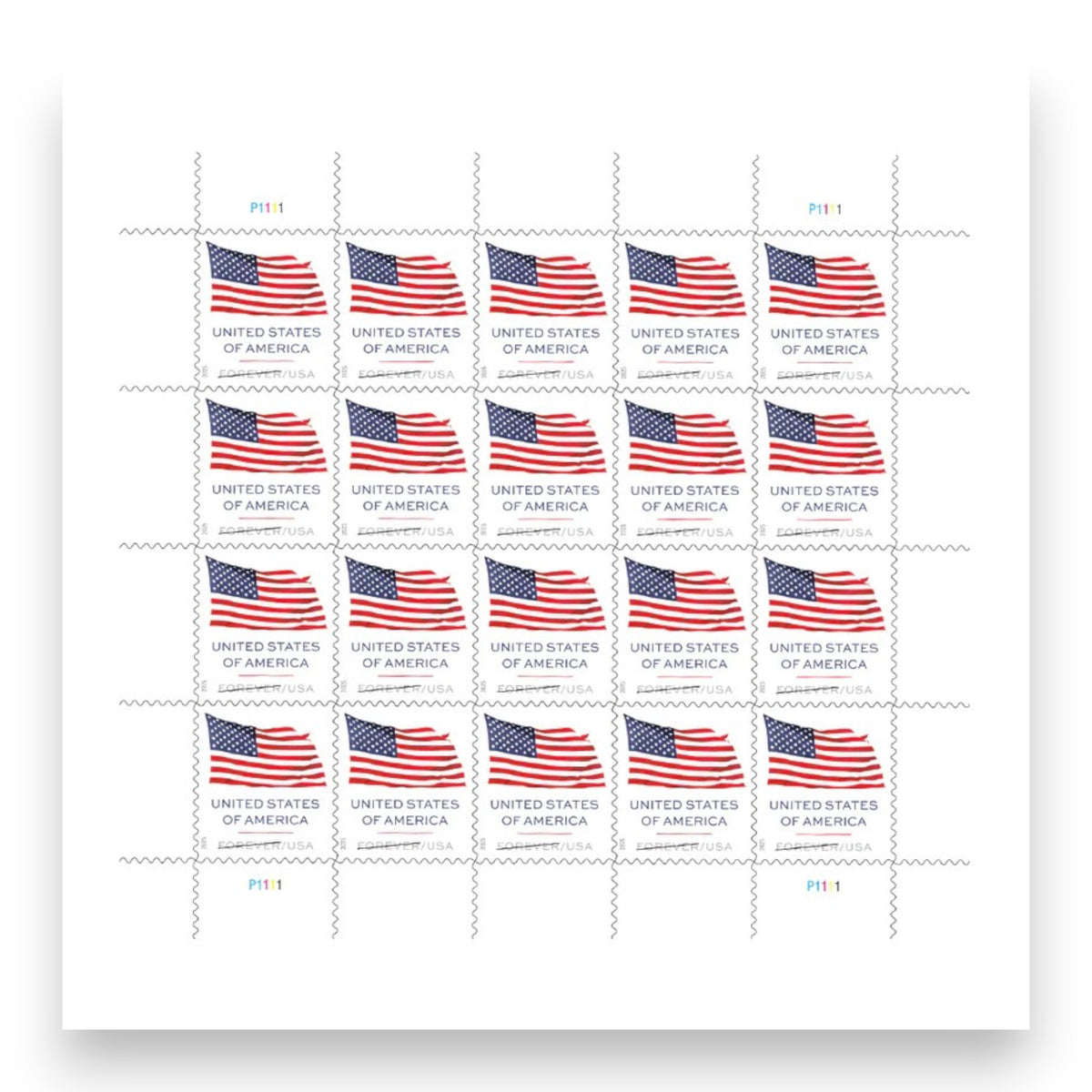 2025 U.S. Flag Forever Postage Stamps – 250/500/1250/2500 Sheets for Personal & Business Mail