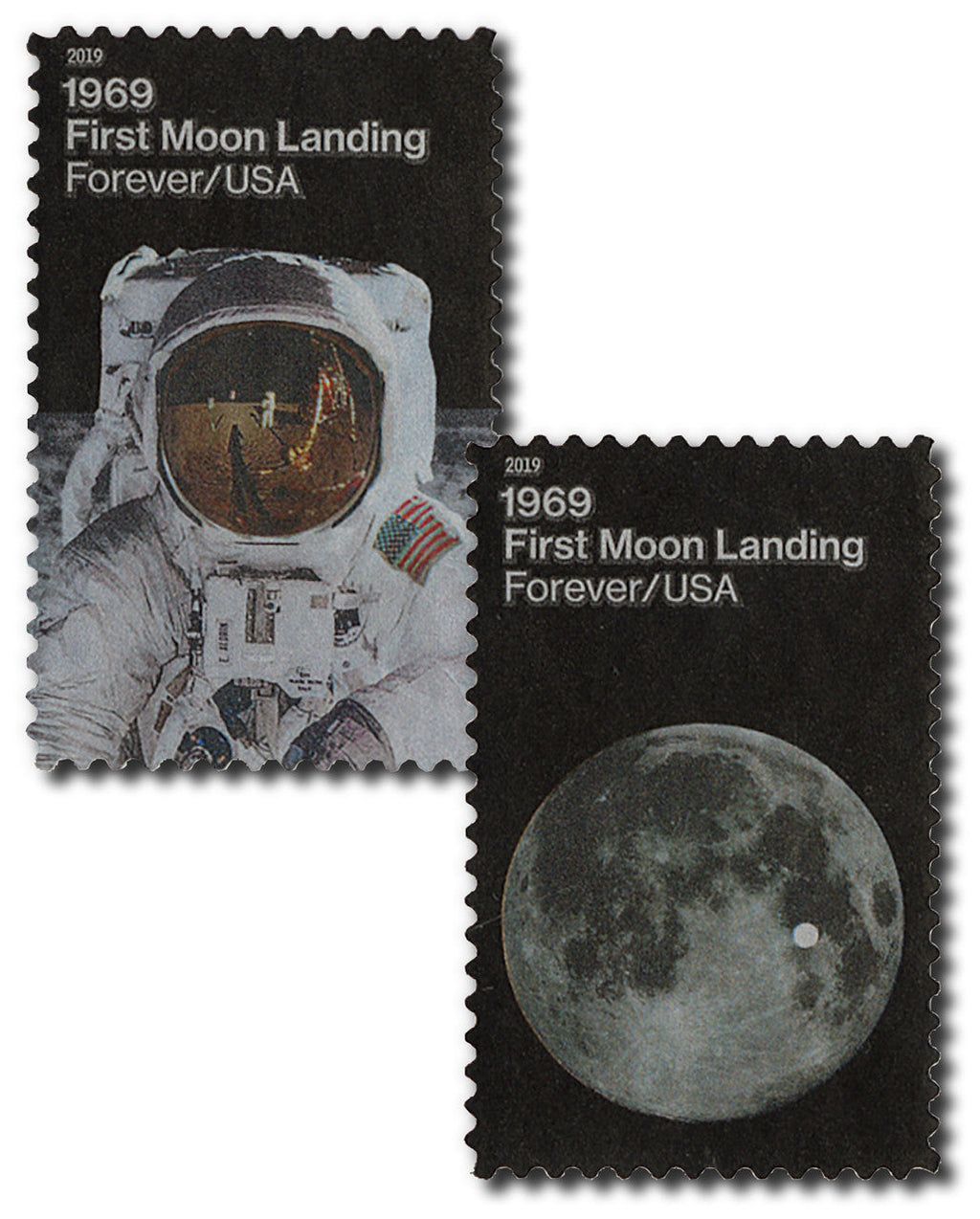 Forever Stamps 2019 First Moon Landing – Space Exploration, First-Class Postage