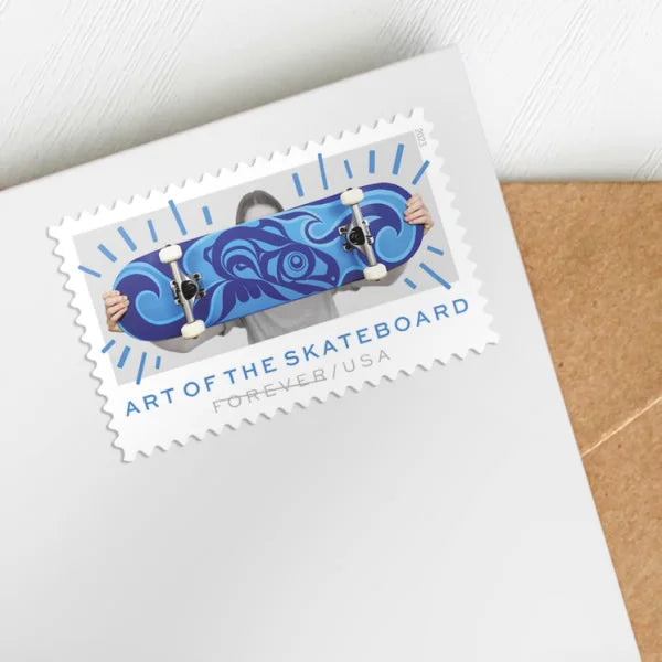 Forever Stamps 2023 Art of the Skateboard – Contemporary Art Collection, First-Class Postage $19.99 – $149.99 The bold artwork emblazoned on a skateboard de