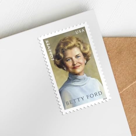 Forever Stamps 2024 Betty Ford – Commemorative Issue, First-Class Postage