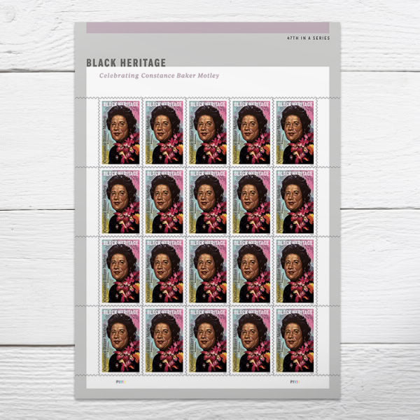 Forever Stamps 2024 Constance Baker Motley – Black Heritage, First-Class Postage