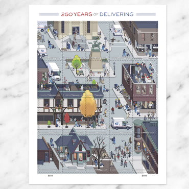 Forever Stamps 2025 250 Years of Delivering – USPS Anniversary Commemorative Issue, First-Class Postage