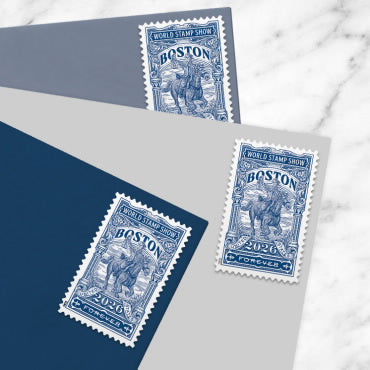 Forever Stamps 2025 Boston World Stamp Show – Philatelic Exhibition, First-Class Postage