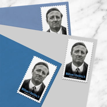 Forever Stamps 2025 William F. Buckley Jr. – Commemorative Issue, First-Class Postage