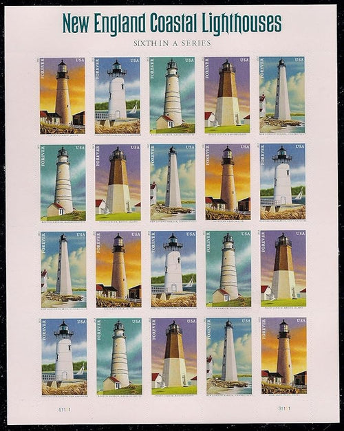 Forever Stamps 2013 Mid-Atlantic Lighthouses – Coastal Collection, First-Class Postage