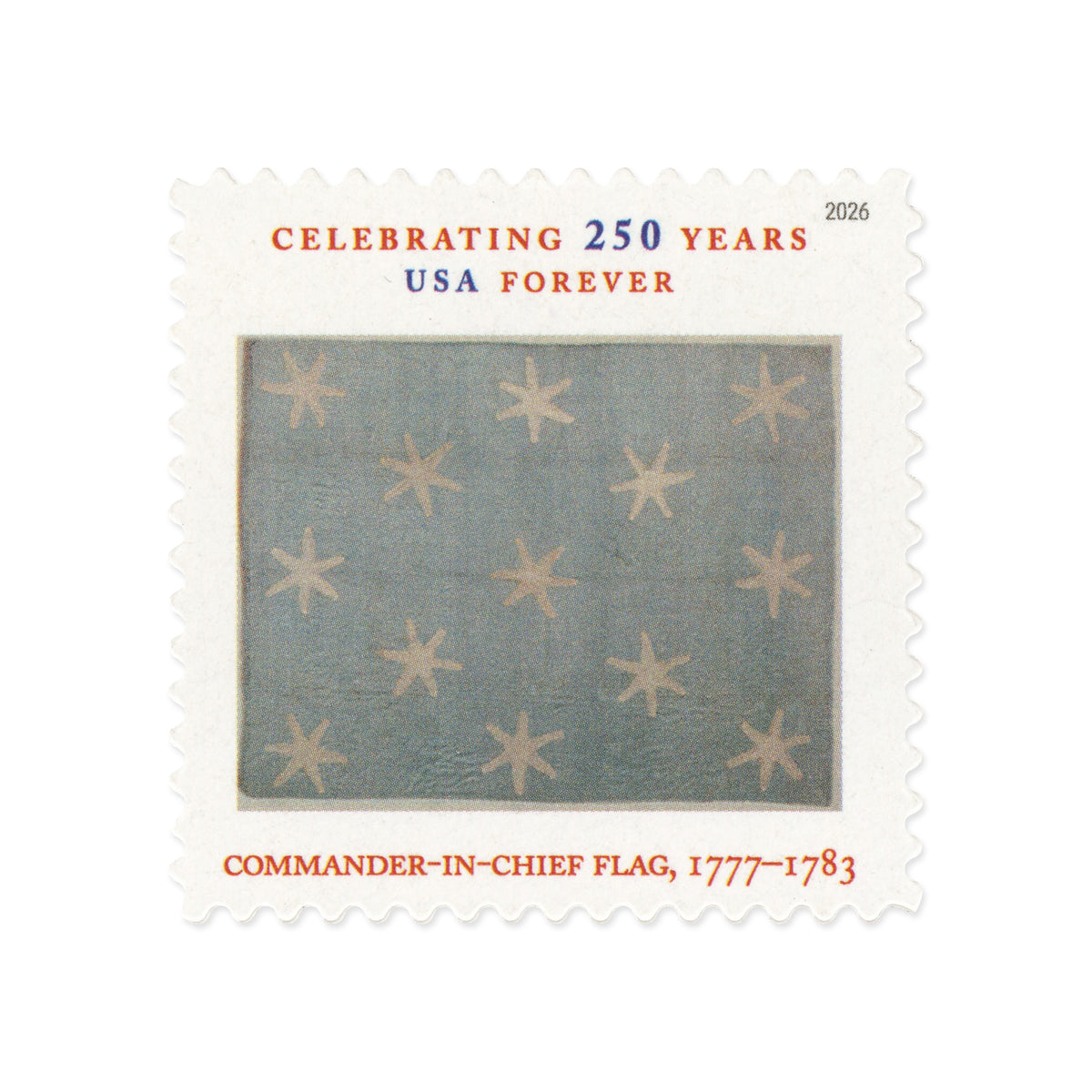 Commander-in-Chief Flag stamp