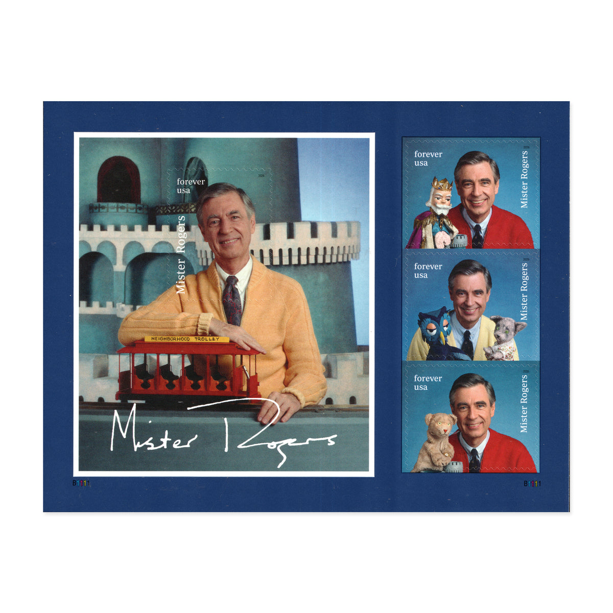 Mister Rogers souvenir sheet