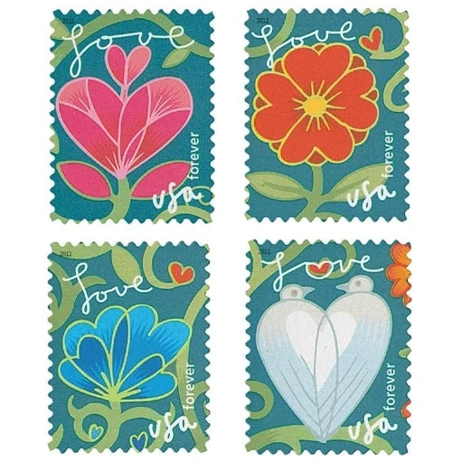 Forever Stamps 2011 Garden of Love – Love & Celebration, First-Class Postage