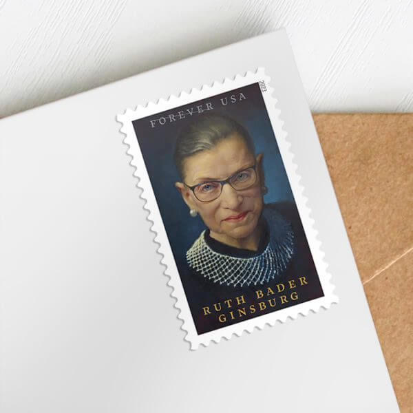 Forever Stamps 2023 Ruth Bader Ginsburg – Tribute Collection, First-Class Postage