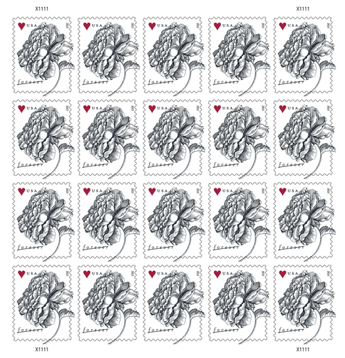 Forever Stamps 2015 Vintage Rose – Wedding Invitation & Love Celebration, First-Class Postage