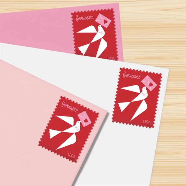 Forever Stamps 2024 Love Series – Love & Celebration, First-Class Postage