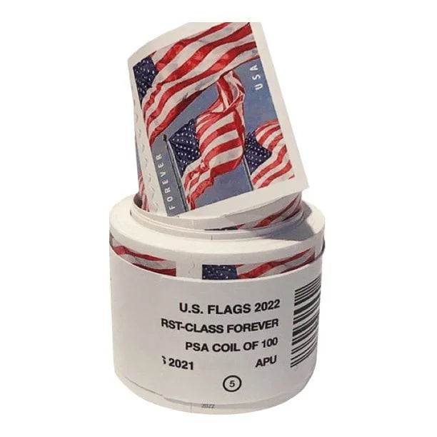 Forever Stamps 2022 U.S. Flag – Patriotic Symbol, First-Class Postage