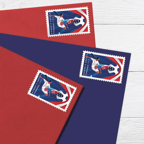 Forever Stamps 2023 Women’s Soccer – Celebrating Female Athletes, First-Class Postage