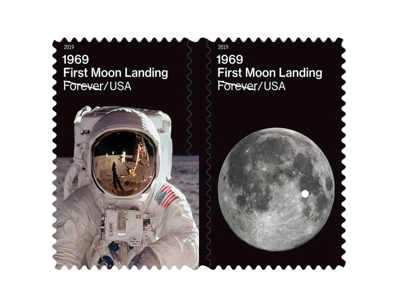 Forever Stamps 2019 First Moon Landing – Space Exploration, First-Class Postage