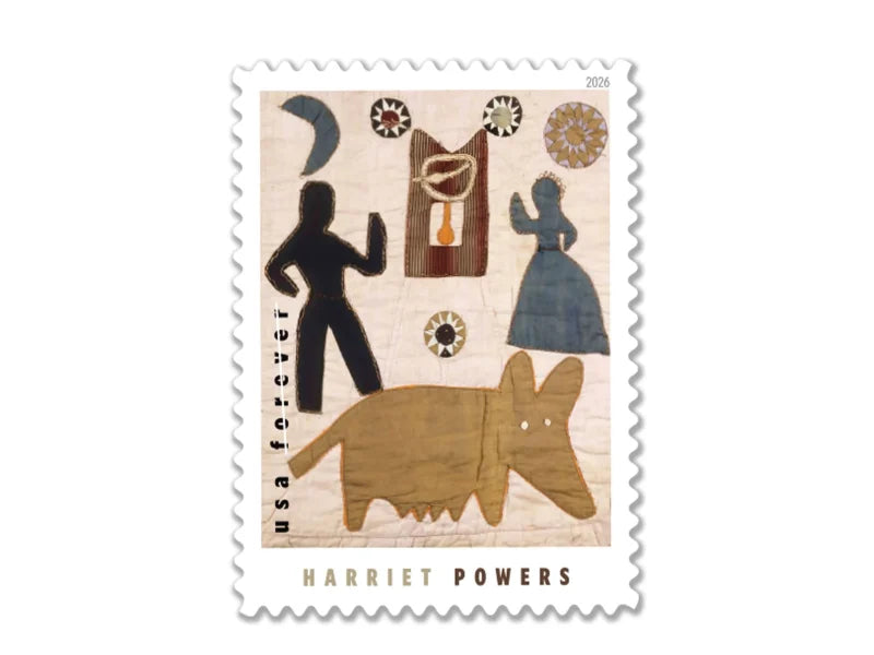 Forever Stamps 2026 Harriet Powers – Folk Art Collection, First-Class Postage