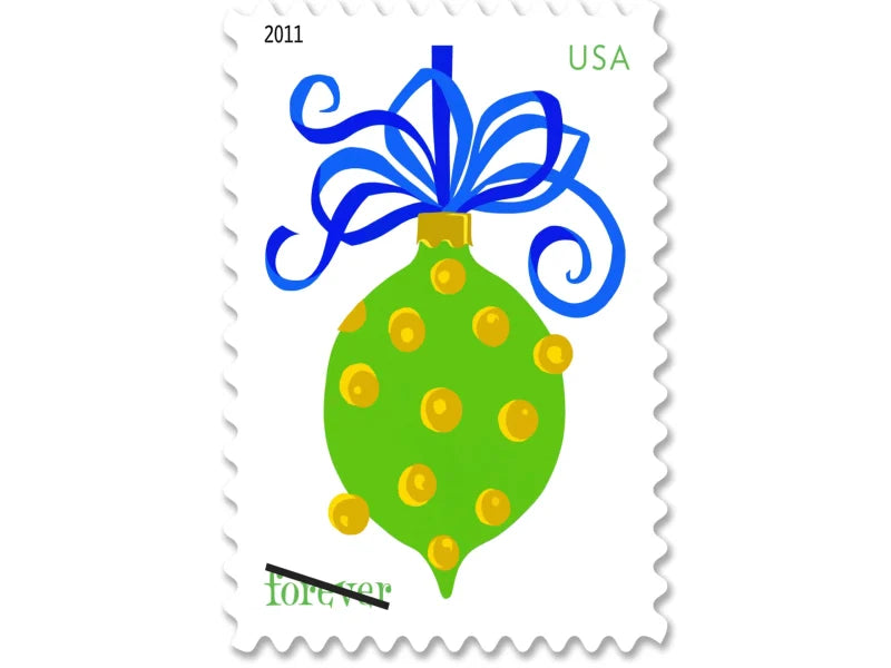 Forever Stamps 2011 Holiday Baubles – Christmas Ornament Designs, First-Class Postage