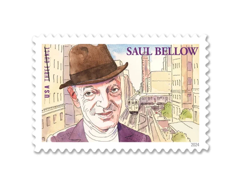 NOT Forever Stamp-Three-Ounce Stamps 2024 Saul Bellow – Commemorative Issue, First-Class Rate